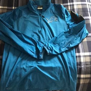 Lions dri-fit quarter zip